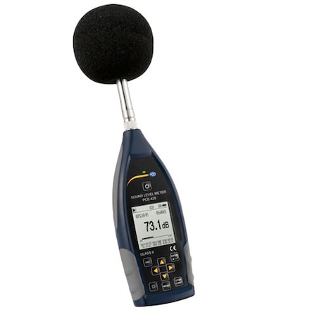 Pce Instruments Sound Level Meter, Data Logger with USB Interface PCE-428